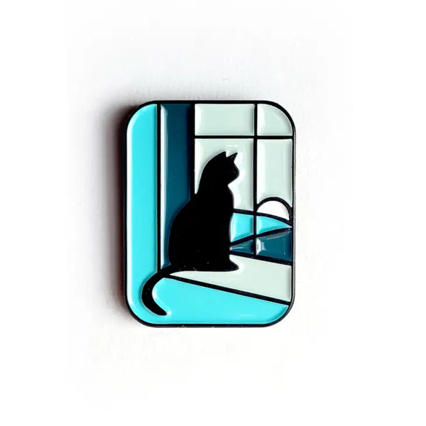 Cat Enamel Pin Badge