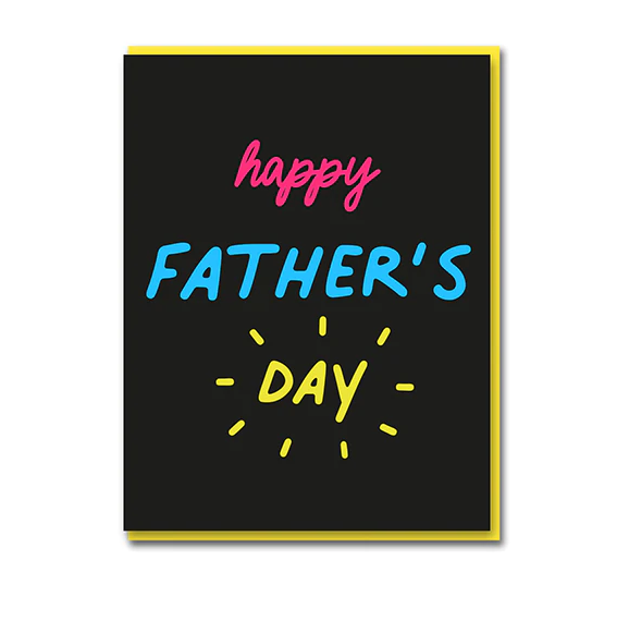 Happy Father's Day Neon