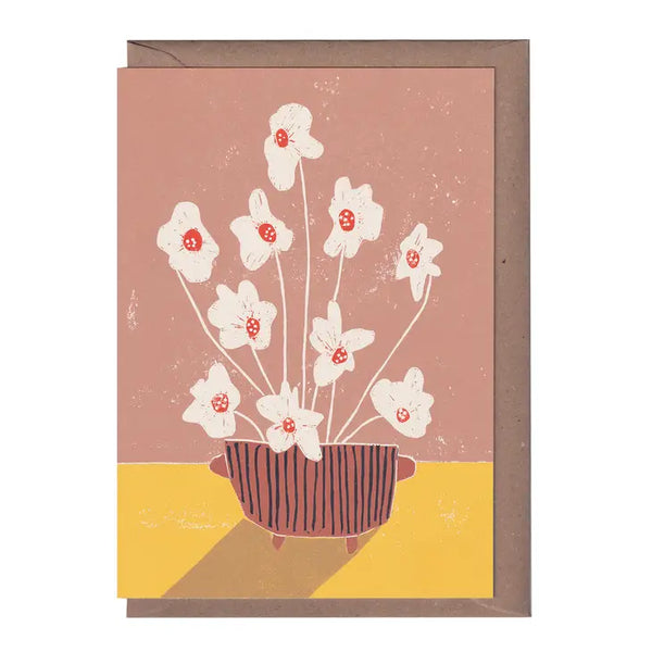 Hibiscus Card by Luiza Holub