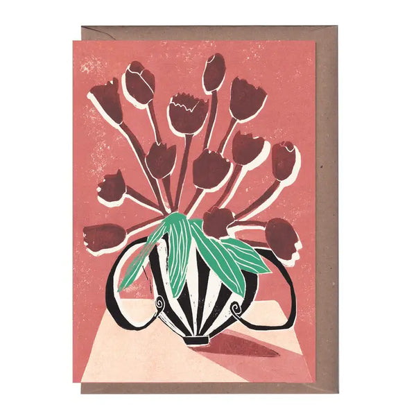 Tulips Card by Luiza Holub