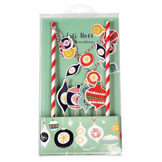 Jolie Noel Christmas cake bunting