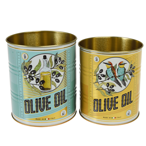 Olive Oil Storage Tins