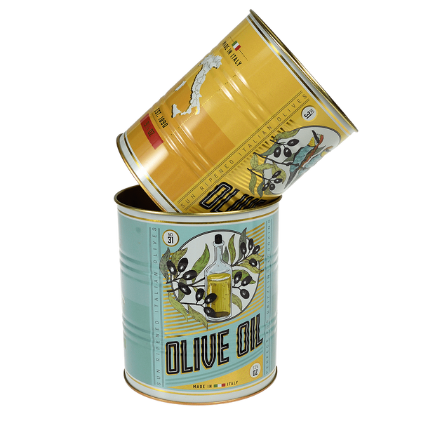 Olive Oil Storage Tins by Rex