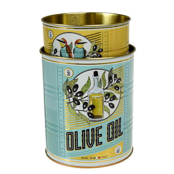 Olive Oil Storage Tins by Rex