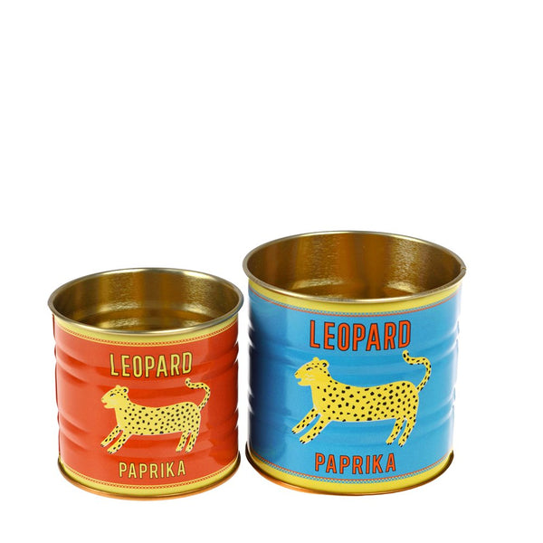Leopard Mini Storage Tins