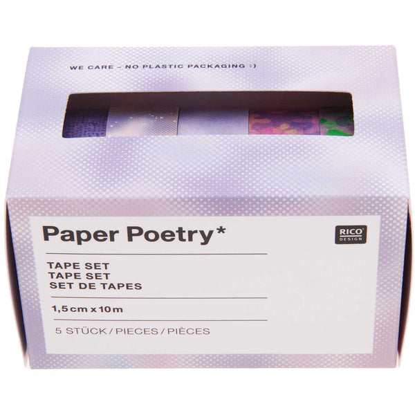 Blurry Washi Tape Set of 5 by Paper Poetry