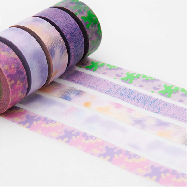 Blurry Washi Tape Set of 5 by Paper Poetry