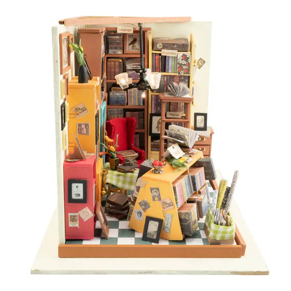 DIY Miniature House Kit - Sam's Study