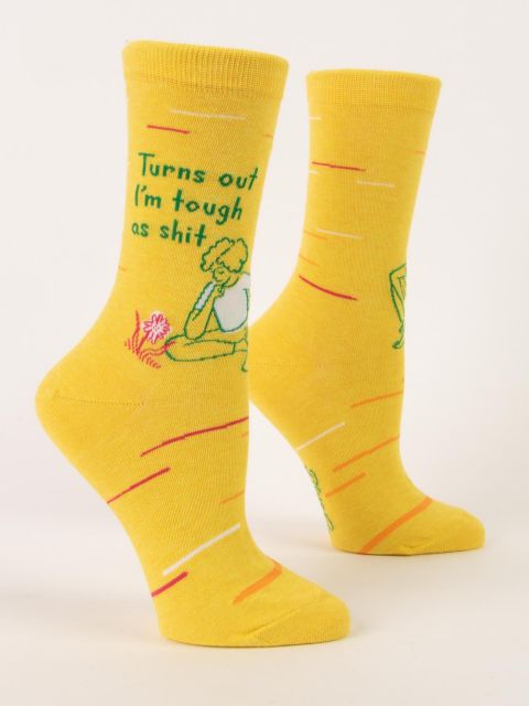 Turns Out I'm Tough As Sh*t Women's Socks by Blue Q