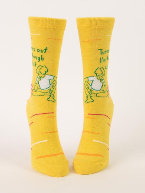 Turns Out I'm Tough As Sh*t Women's Socks by Blue Q