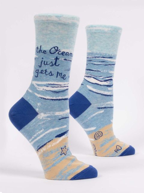 The Ocean Just Gets Me Women's Socks