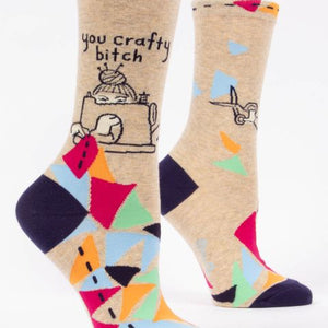 You Crafty B*tch Women's Socks by Blue Q