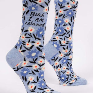 Bitch I am relaxed - Blue Q fun socks