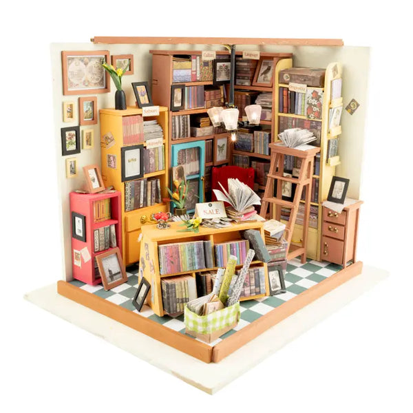 DIY Miniature House Kit - Sam's Study