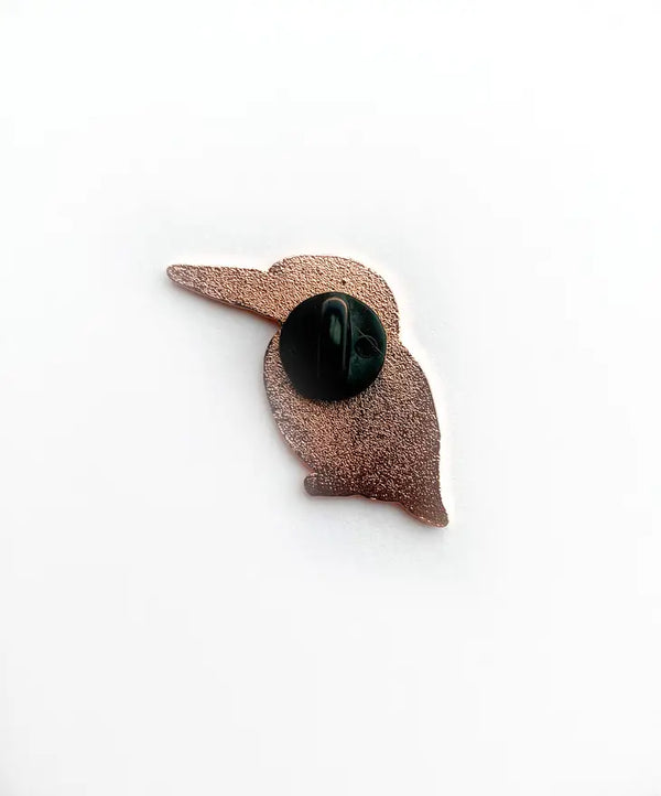 Kingfisher Enamel Pin Badge by Tom Hardwick