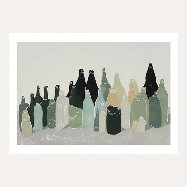 Glass Bottles by Luiza Holub