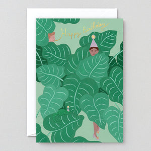 Happy Birthday Leaves by Wrap