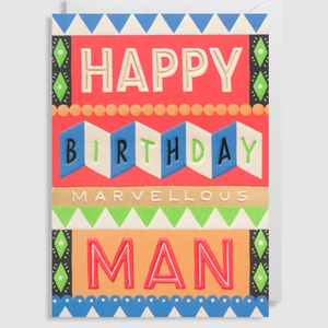 Happy Birthday Marvellous Man by Lagom