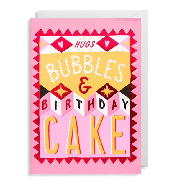 Hugs, Bubbles & Birthday Cake by Lagom