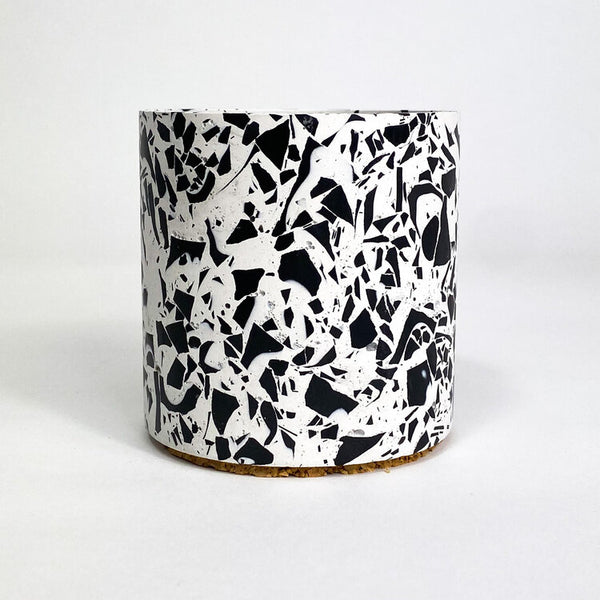 Emily Marlin - classic jesmonite pot. Cool contemporary homeware