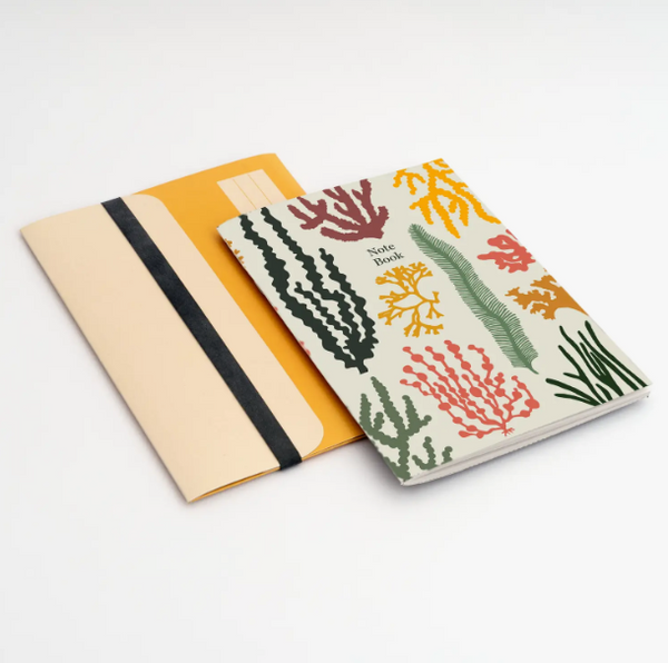 Seaweed Notebook with Folder