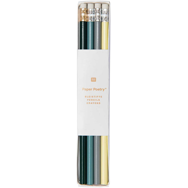 Green Pencil Set by Paper Poetry