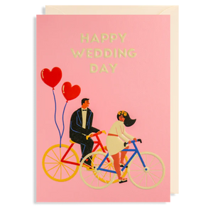 Happy Wedding Day Bikes by Lagom