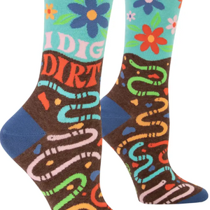 I Dig Dirt Women's Socks by Blue Q