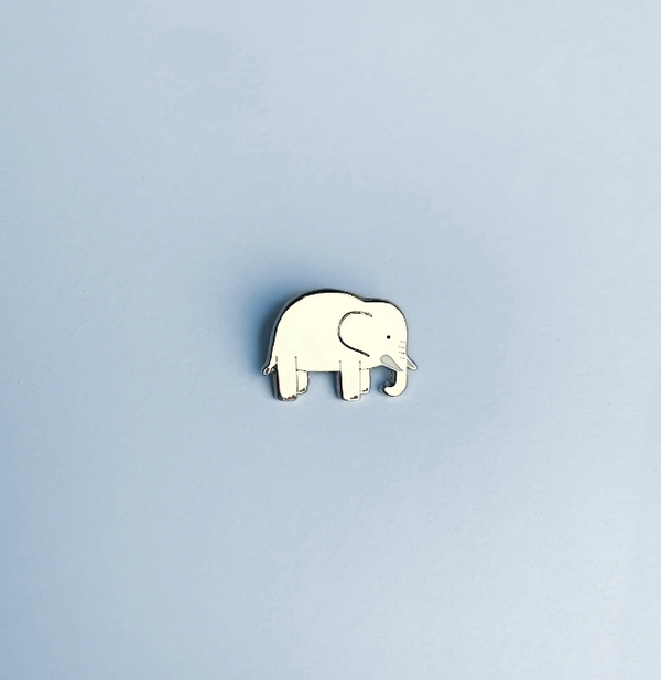 Elephant Enamel Pin Badge – Form Shop & Studio
