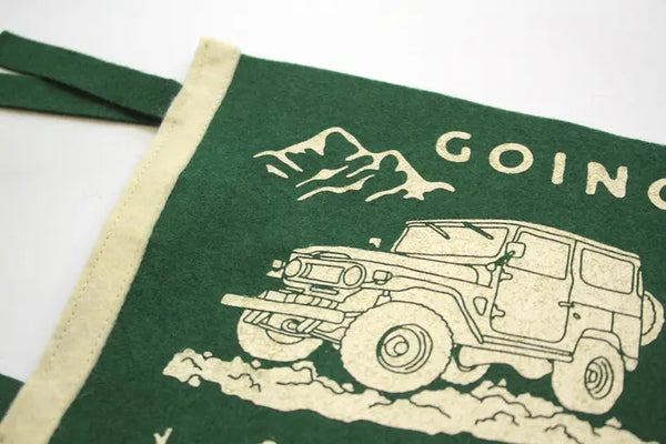 Going to the Mountains is Going Home Pennant Flag by Oxford Pennant