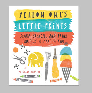 Yellow owls little prints art book 