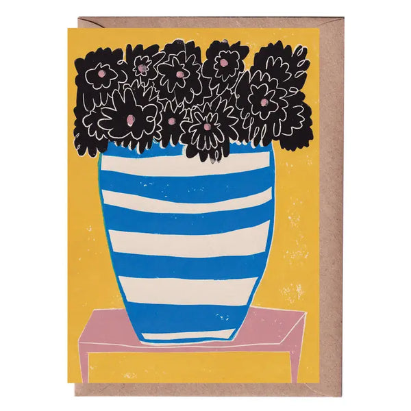 Bunch of Flowers Card by Luiza Holub