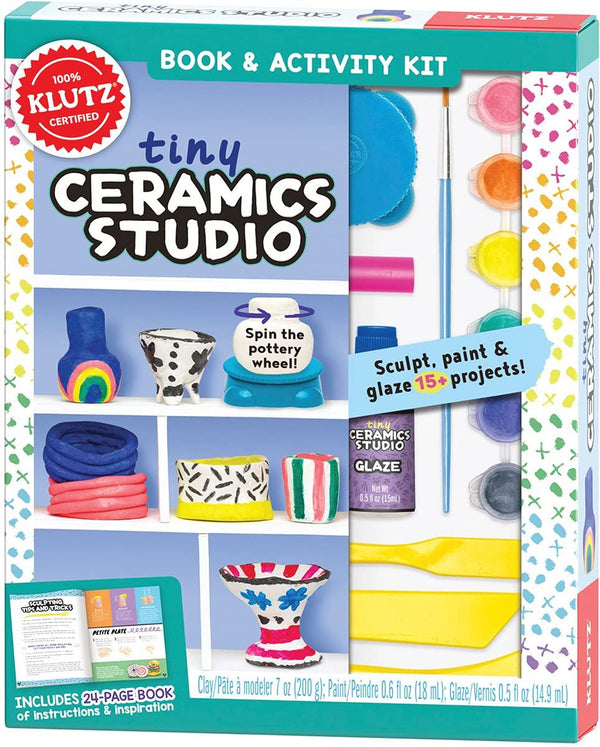 Tiny Ceramics Studio Kit by Klutz