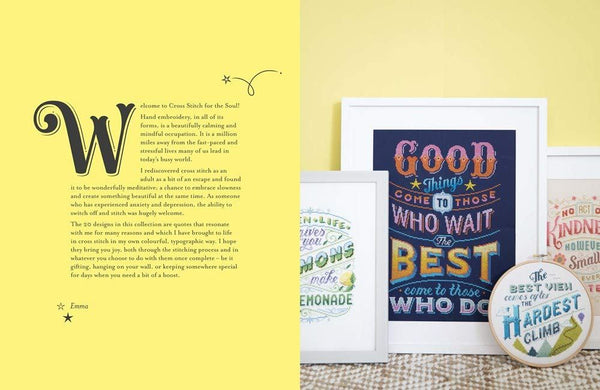 Cross Stitch for the Soul: 20 Designs to Inspire by Emma Congdon