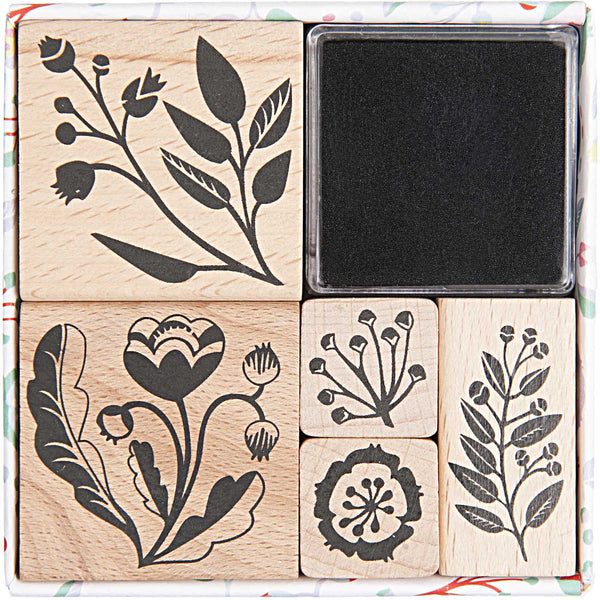 Romantic Flowers Stamp Set