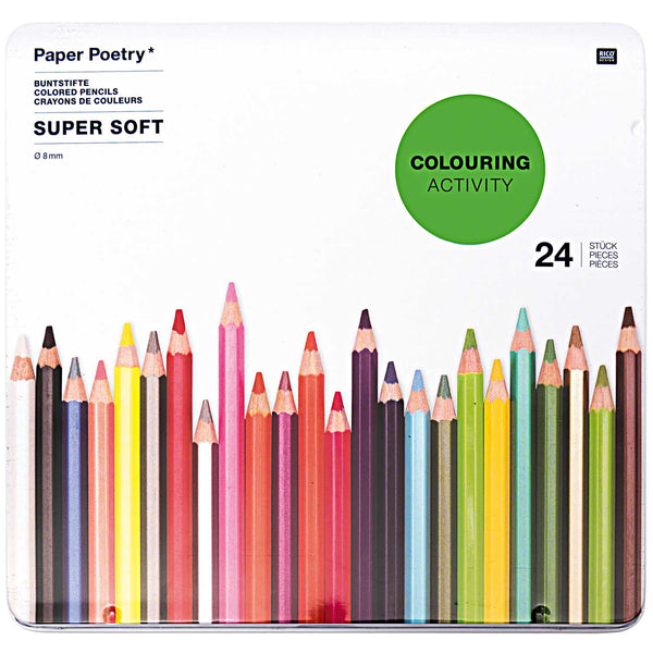 Super Soft Pencil Set - 24 Pieces