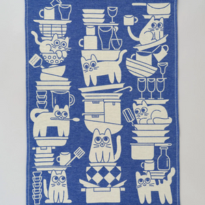 Kitchen Cats Tea Towel by Wrap