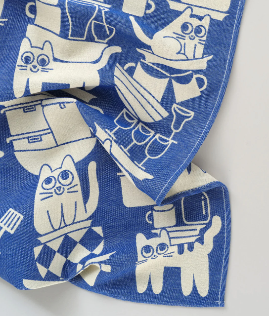 Kitchen Cats Tea Towel