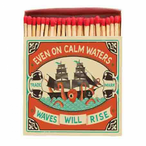 Even on Calm Waters Match Box