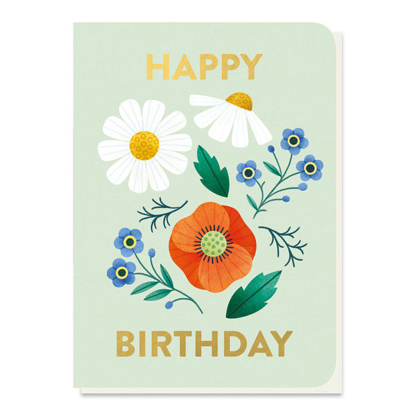 Wildflowers Birthday - Seed Stick Card
