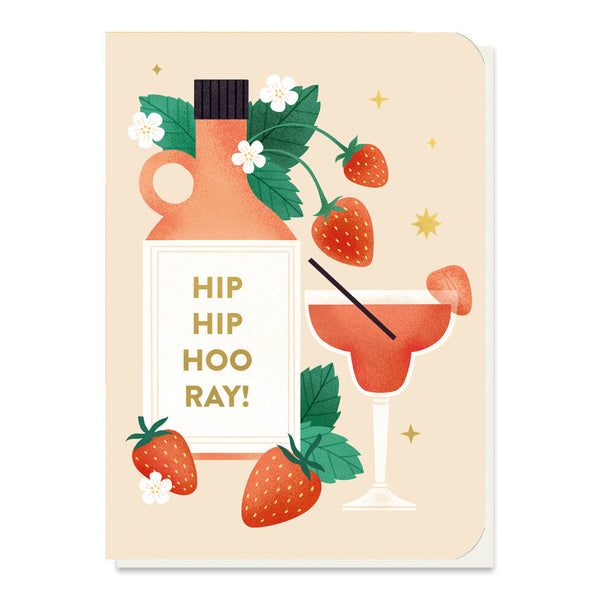 Strawberry Daiquiri Birthday - Seed Stick Card