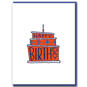 Red Birthday Cake by 1973