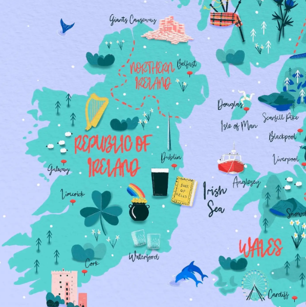 British Isles Map