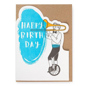 Happy Birthday Trombone by Archivist