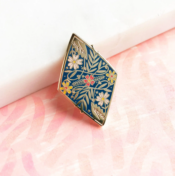 Connected Enamel Pin Badge