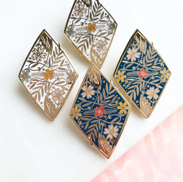 Connected Enamel Pin Badge