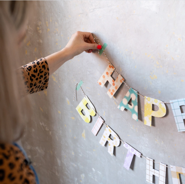 Cut-Out Garland Kit - Happy Birthday