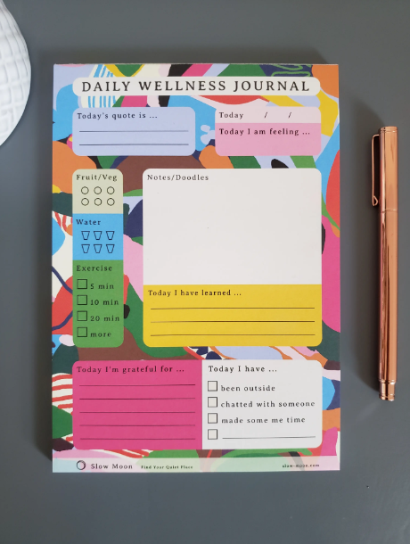 Daily Wellness Journal Pad