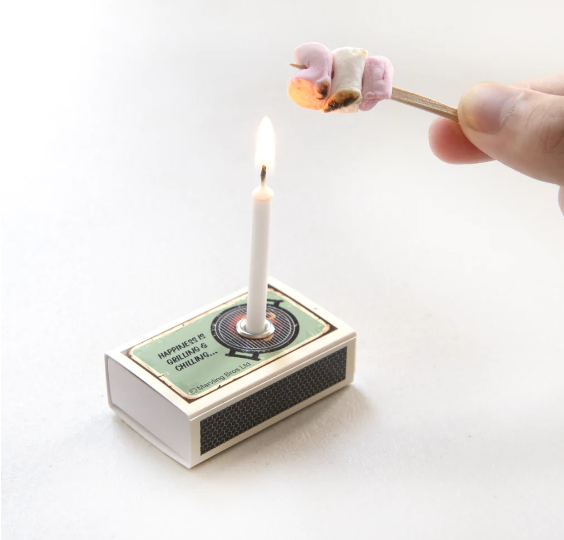 Marshmallow Toasting Kit in a Matchbox