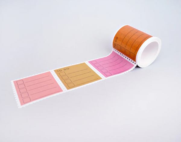 To Do List Giant Stamp Washi Tape